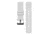 Suunto Traverse Silicone Strap, White SS021845000