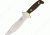 Svord Deluxe Hunter Fixed Blade Knife, SS PE Blade, Varnished wood handle SV280HW