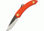 Svord Mini Peasant Orange Fold Knife, Swedish high carbon tool steel blade SV145