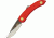 Svord Mini Peasant Red Fold Knife, Swedish high carbon tool steel blade SV149