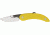Svord Peasant Fold Knife Yellow, Poly Handle, Swedish high carbon tool steel blade SV136