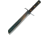 Svord Von Tempsky Golok Knife, 13.25 heat treated 8670 steel blade, Wenge wood handle, VTG