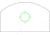 Swampfox Kingslayer Micro Reflex Red Dot Sight, 1x22mm, Green Circle Dot Reticle, Black, OKS00122-GC