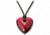 Swarovski Bordeaux Heart Pendant