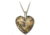 Swarovski Heart Golden Teak Pendant