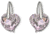 Swarovski Heart Rosaline Pierced Earrings