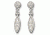 Swarovski Ivory Pierced Earrings