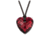 Swarovski Love Bordeaux Heart Pendant, engraved