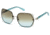Swarovski SK0033 Sunglasses - Shiny Palladium Frame Color, Gradient Brown Lens Color