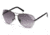 Swarovski SK0134 Sunglasses - Shiny Gun Metal Frame Color, Gradient Smoke Lens Color
