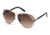 Swarovski SK0134 Sunglasses - Shiny Rose Gold Frame Color, Gradient Brown Lens Color