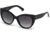 Swarovski SK0202 Sunglasses - Shiny Black Frame Color, Gradient Smoke Lens Color