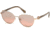Swarovski SK0205 Sunglasses - Shiny Rose Gold Frame Color, Bordeaux Mirror Lens Color