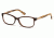 Swarovski SK5155 Eyeglass Frames - Shiny Light Brown Frame Color