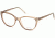 Swarovski SK5245 Eyeglass Frames - Shiny Light Brown Frame Color