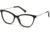 Swarovski SK5249-H Eyeglass Frames - Shiny Black Frame, Shiny Black Lenses, 53 mm Lens Diameter SK5249-H53001