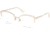 Swarovski SK5307 Eyeglass Frames - Gold Frame Color, Gradient Smoke Lens Color