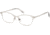 Swarovski SK5318 Eyeglass Frames - Shiny Palladium Frame Color, Shiny Palladium Lens Color