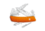 Swiza Swiza D06 Button Lock Swiss Pocket Knife Orange 2.75" Mirror, Orange, 440, adult, BHQ-85865