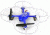 Syma X11C 2.4ghz 6-Axis Quadcopter Drone w/2MP HD Camera, Blue 61261