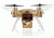 Syma X52C Nano Quadcopter Drone w/2MP HD Camera and Bonus Battery, Gold 61314