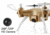 Syma X52C Nano Quadcopter Drone w/2MP HD Camera and Bonus Battery, Gold 61314