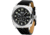 Szanto Automatic Officer Watches, Black Dial, Black Strap, Steel, One Size, SZ 6201E