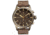 Szanto Mens 4000 Series Watch,Brown Dial,Brown Strap,44mm Dia. SZ 4003