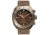 Szanto Mens 4100 Series Watch,Brown Dial,Brown Strap,46mm Dia. SZ 4103