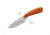 SZCO Orange Trailing Point Skinner Fixed Blade Knife 7 in, 1006911