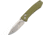 SZCO Rolling Lock Stainless Folding Knife, 4.25in, G10 Moss Green Handle, 1006384