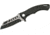 Sierra Zulu Nighthawk Folder Knife, 4.5in, 8CR13 Stainless Steel, Black Powder, Black Glass Fiber Handle, SZ5602CP