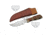 SZCO Stag and Wood Skinner Fixed Blade Knife 8 in, 1006912