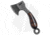 T.M. Hunt Custom Lil Billy Bad Axe Keychain, 1.25in, Wood, Wood Handle, Curly Maple Wood, Wood/Black, 3.375 inch, BHQ-78448