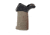 TAC Flag Pattern Over-Molded AR Pistol Grip, Flared Top, Dark Earth Tan, CS04F1-DE