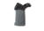 TAC Flag Pattern Over-Molded AR Pistol Grip, Flared Top, Gray, CS04F1-GY