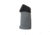 TAC Flag Pattern Over-Molded AR Pistol Grip, Straight Top, Gray, CS03F1-GY