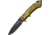 Tac Force 4.5in. Folder Black Blade Knives, Yellow Handle TF781GN