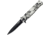 Tac Force 4.75in. Closed Folder Knives, Plain edge Knife, White Skull Handle TF804GY