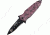 Tac Force 4.75in.Cobra Folder Knives, Paritally Serrated, Purple Handle TF796PE