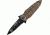 Tac Force 4.75in.Cobra Folder Knives, Paritally Serrated, Tan Handle TF796BN