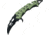 Tac Force 5.5in.Karambit Rescue Knives, PS Blade, Green Handle TF813GN