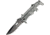 Tac Force A/O Gun Linerlock Fold Knife, black finish SS PS blade, Gray Alum. handle TF767GY