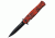 Tac Force A/O Speedster Folding Knife,4in,Stiletto Blade,Red And Black Camo Alum Handle TF804RC