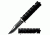TAC Force Closed Dagger Round Handle Knife, Black TF 710BK