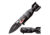 TAC Force Drop Point Spring Assisted Knife, 2.25 in, 3Cr13 Stainless Steel Stainless Steel, Black Bomb, TF-1039BK