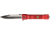 Tac Force Flashlight A/O Fold Knife, two tone black and silver HC steel blade, Fire Fighter etch Handle TF703FD