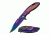 TAC Force Folding Blade, 2.9in, Stainless Steel Blade, Mirror Finished Rainbow Ti-Coated Handle TF-908RB