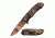 TAC Force Folding Blade, 2.9in, Stainless Steel Blade, Rainforest Camo Coated Handle TF-907BC