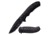 TAC Force Folding Blade, 3.25in, Stainless Steel Blade, Black Stainless Steel Handle TF-833BK